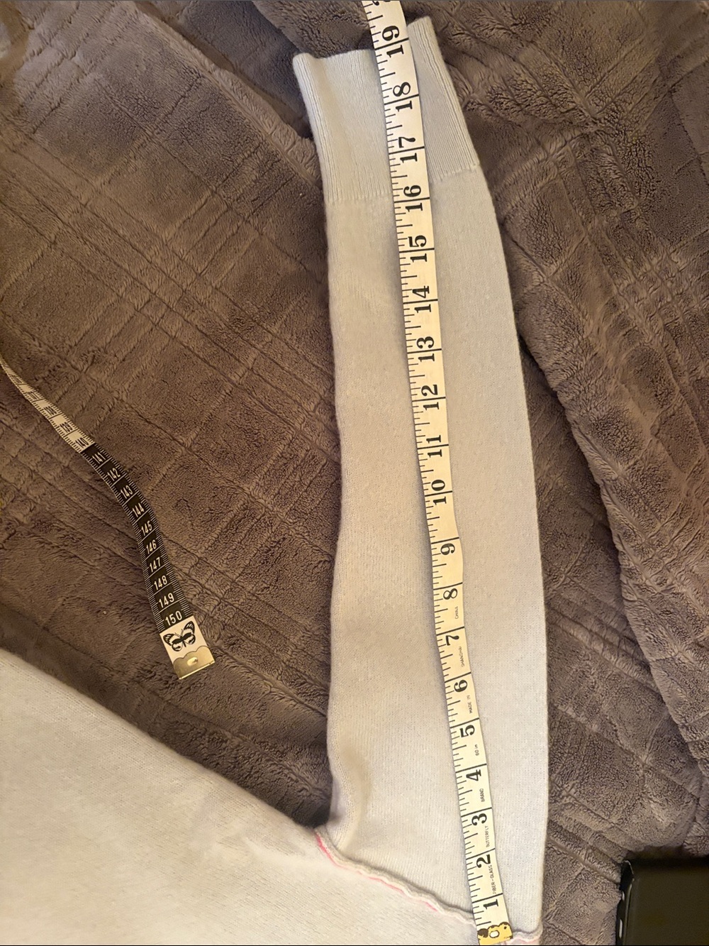 Pilcro Light Blue Long-Sleeve Polo with Dog Embroidery and Pink Trim - Picture 10 of 10
